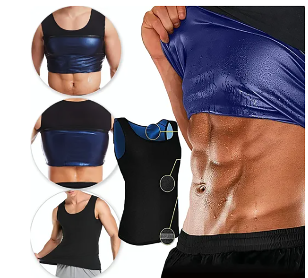 CHALECO SAUNA HOMBRE THERMALUXE®, SUDA, MOLDEA Y QUEMA