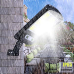 Reflector Solar Led de Exterior Con Sensor De Movimiento + Control Remoto. 2X1