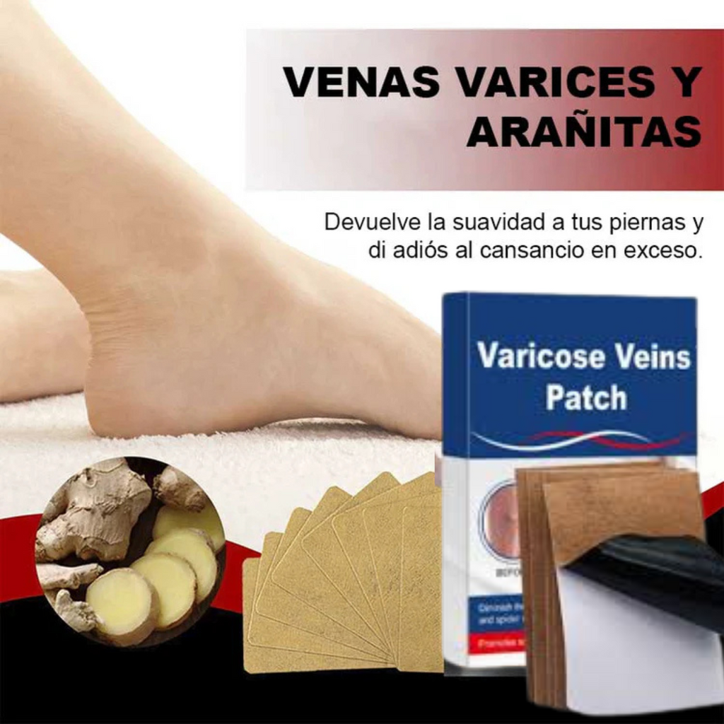 Parche Para Venas Y Varices 2X1 x10pz Por Paquete