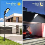 Reflector Solar Led de Exterior Con Sensor De Movimiento + Control Remoto. 2X1