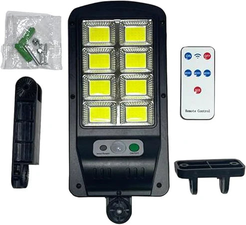 Reflector Solar Led de Exterior Con Sensor De Movimiento + Control Remoto. 2X1