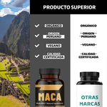 Maca Negra - 100% Orgánica: Energía, Concentración