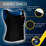 CHALECO SAUNA HOMBRE THERMALUXE®, SUDA, MOLDEA Y QUEMA